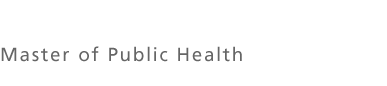 Master of Public Health